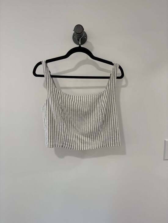 Marine Layer Other - Marine Layer White and Blue Striped Matching Set (Pants and Top) Size Large